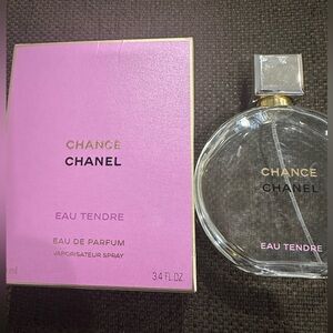 Chanel Tendre empty bottle with box.  100ml